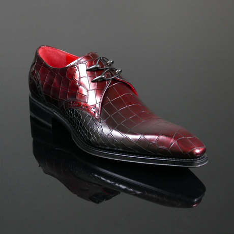 Moon 'Animal' Wine Crocodile Emboss Gibson