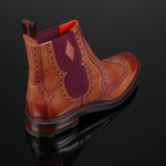 Hannibal 'Red Dragon' - Wing tip Chelsea Boot
