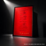 John Cooper Clarke x Jeffery West - 'I wanna be yours' Limited Edition