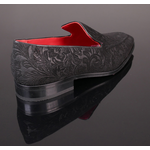 Soprano L118 'Performance' - Black Floral embossed loafer