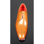 Page 'Loving Maid' - Honey calf Gibson lace up shoe
