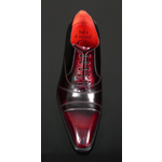 Moon 'Melrose' - Burgundy Fume Toe cap Oxford