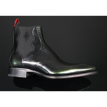 Moon 'Venus' - Shade Green Chevron Toe Chelsea boot