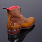 Page ‘Beast’ - Tiziano Tan Leather & Suede Lace-Up Boot