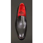 Page 'Lounger' - Black Calf Goodyear Welted Loafer